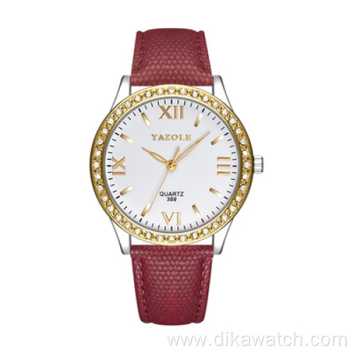 YAZOLE 359 Exquisite Women Watch Top Brand Luxury Quartz Woman Wristwatch Fashion Casual Clock Female Gift